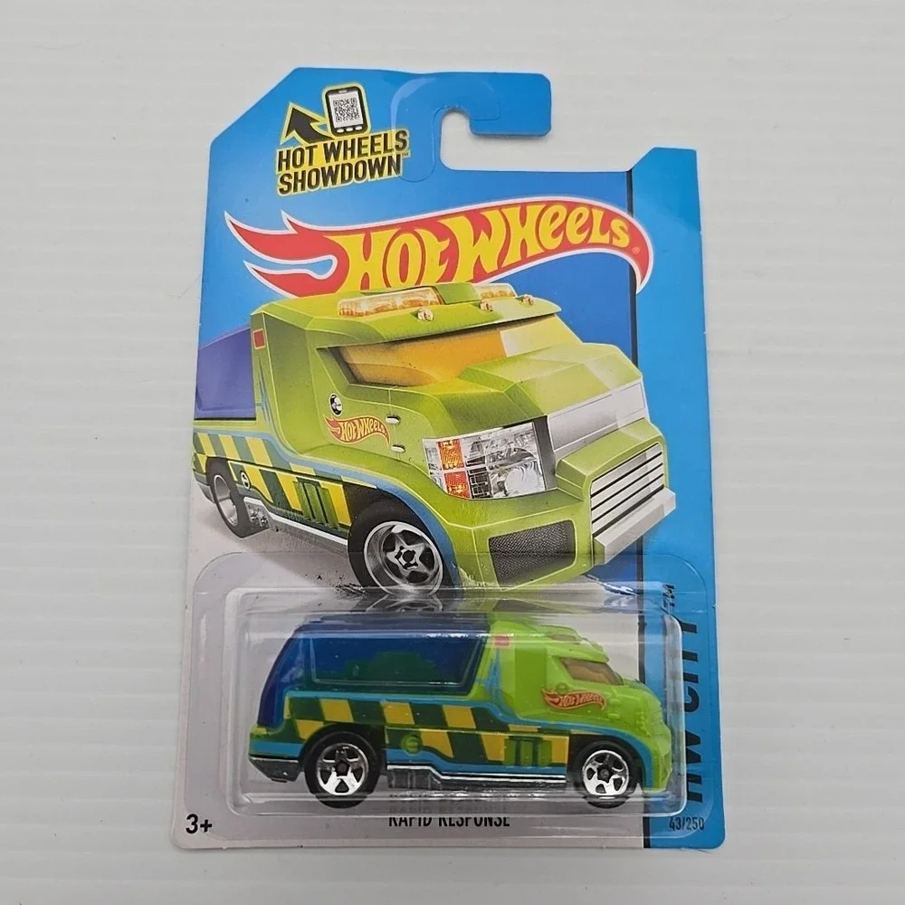 Hot Wheels Rapid Response HW City Series 43/250 1:64 Scale 2014 Green